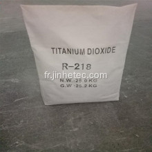 Dioxyde de titane de qualité rutile R218 pour la peinture